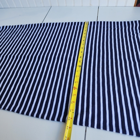 Gap Navy Blue White Stripe Knit Stretch Maxi Dress Shirt Long Dress Sleeveless S - Picture 12 of 14